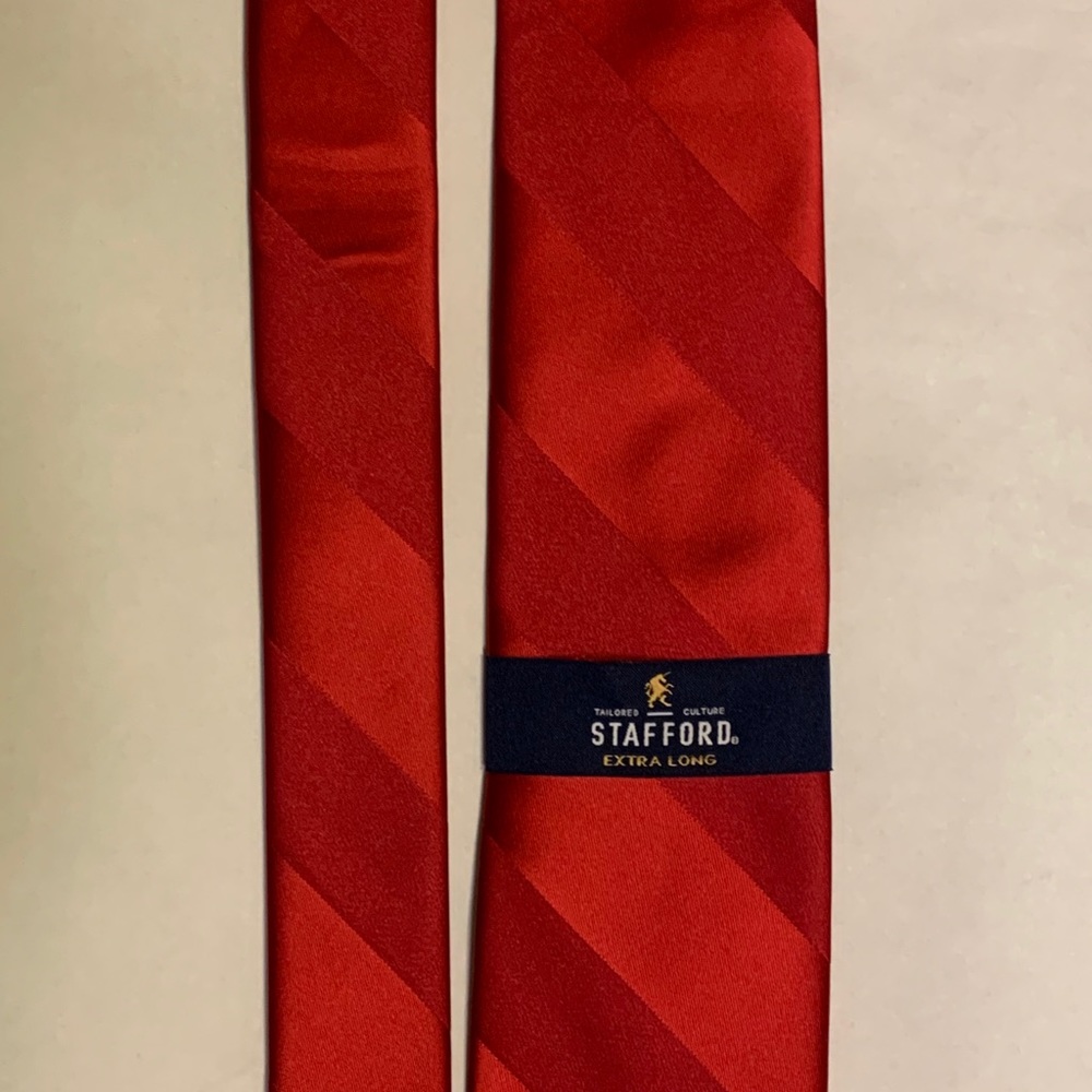 Stafford Red tie